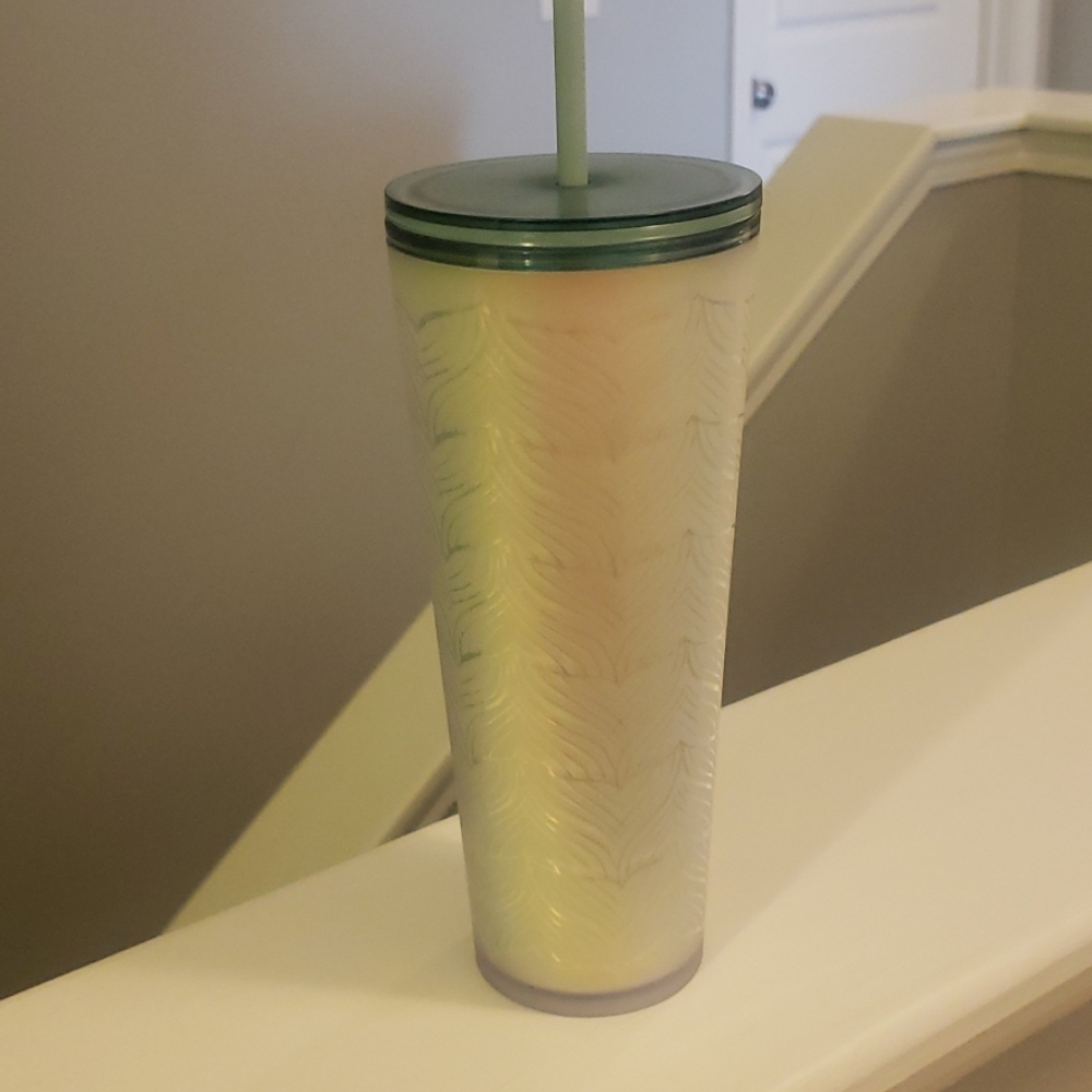 Starbucks Mermaid Tail Iridescent Tumbler